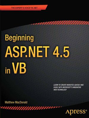 cover image of Beginning ASP.NET 4.5 in VB